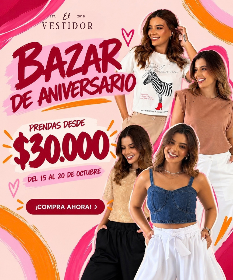 Bazar de Aniversario El Vestidor