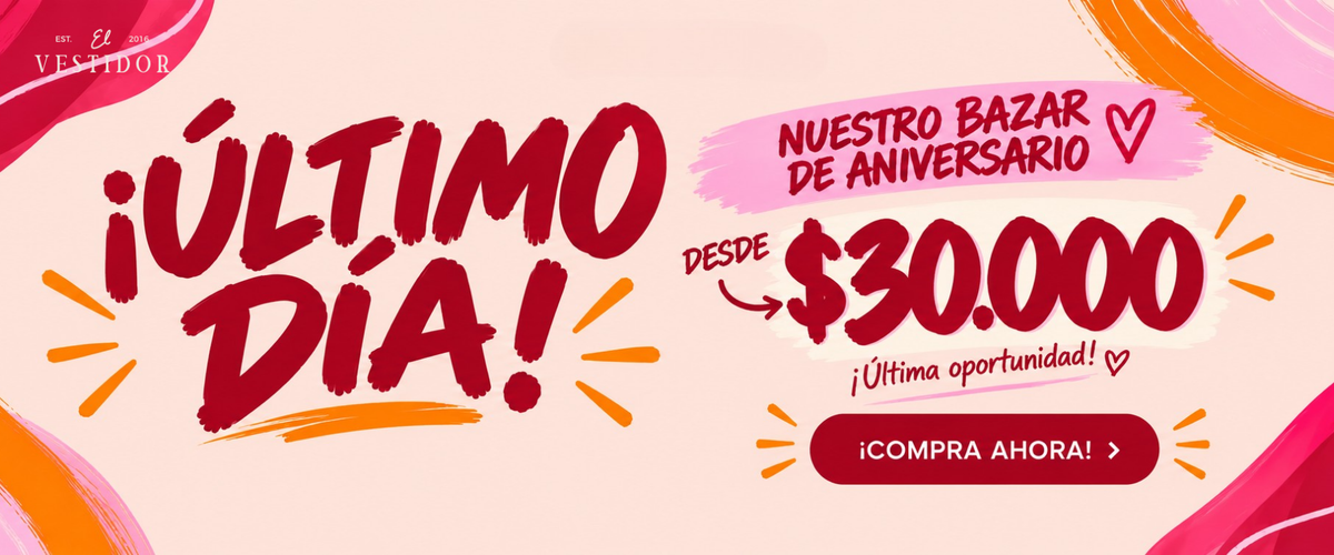 Bazar de Aniversario El Vestidor