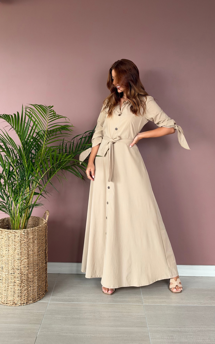 Maxivestido Botones